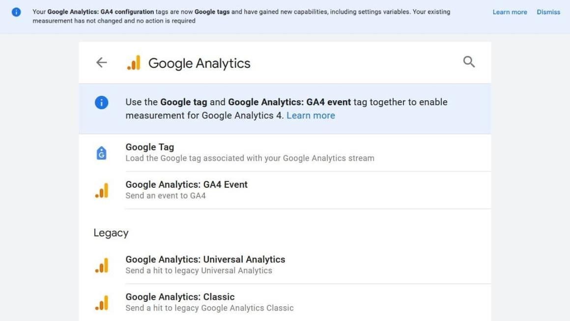 Google Tag replaces the GA4 configuration tag in GTM - PPC News Feed