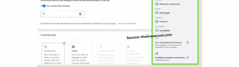 Screenshot of a Demand Gen setup guide for Google Ads, featuring the Guided Setup Flow. A notification says, “Your campaign is not ready to run yet,” with required actions listed on the right. Banner at top reads “Demand Gen Setup Guide live NEW.”.