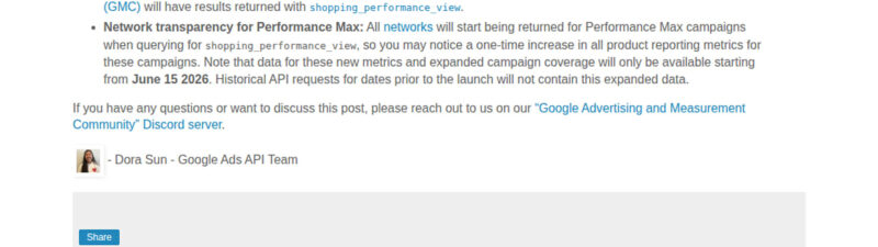 Google Ads API Improves Product Reporting