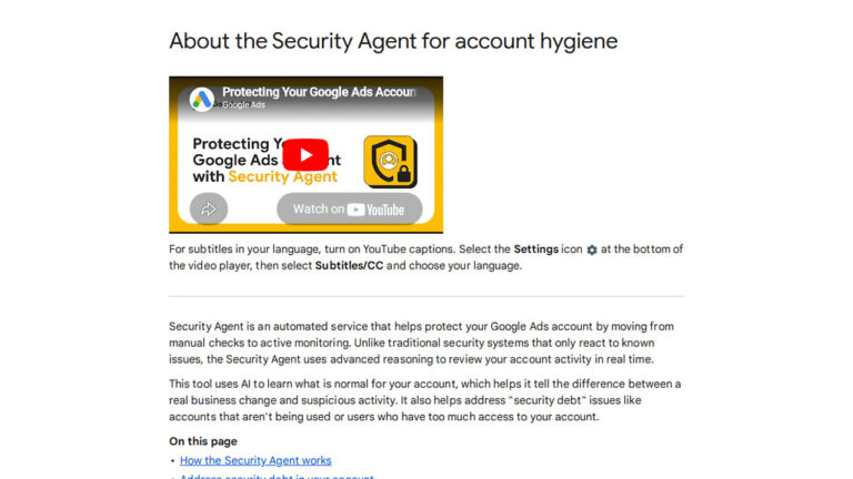 Google Launches Security Agent for Enhanced Account Hygiene
