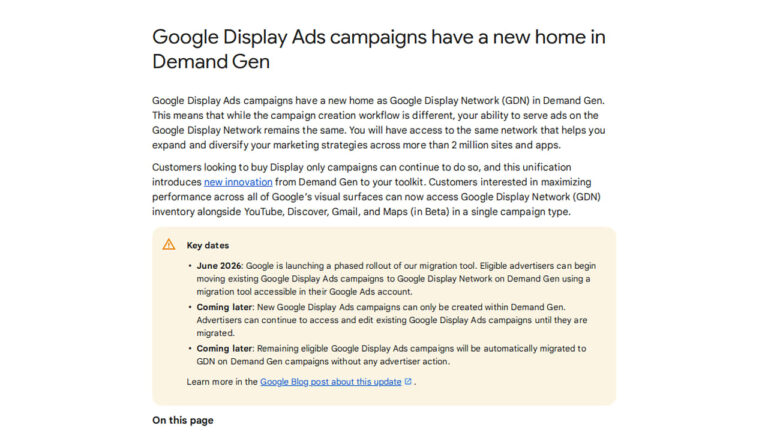 Display Campaigns Are Migrating to Demand Gen