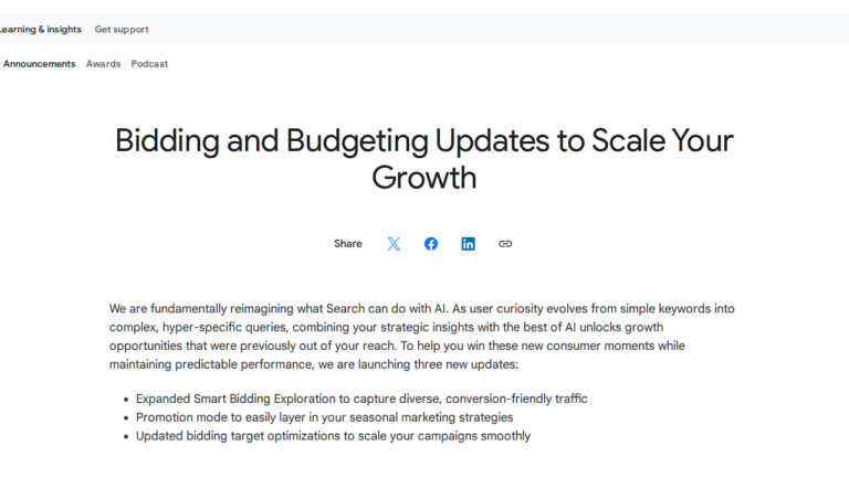 3 Updates on Bidding and Budgeting in Google Ads