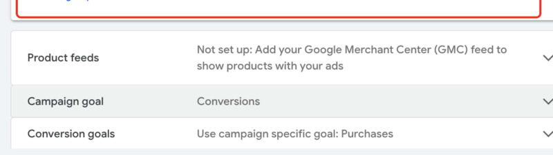 Google Ads campaign group settings showing options to control reach and frequency across video campaigns with highlighted selection interface