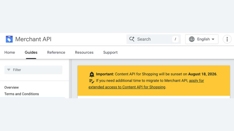 Google Content API Extended Access Form Now Available