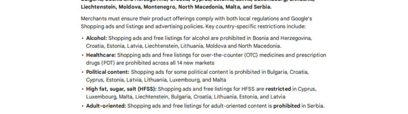 Google Expands Shopping Ads to 14 New Countries