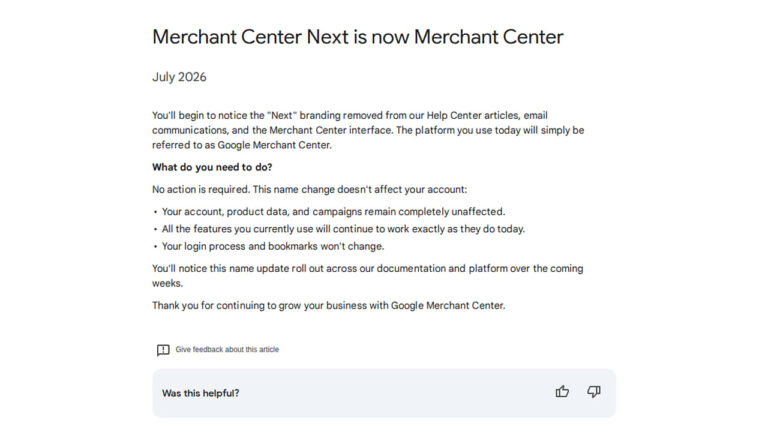 Merchant Center Next Is Now Merchant Center