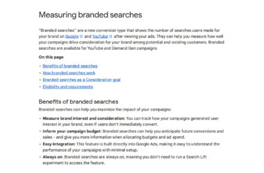 Branded Searches Conversion Type Added to Google Ads