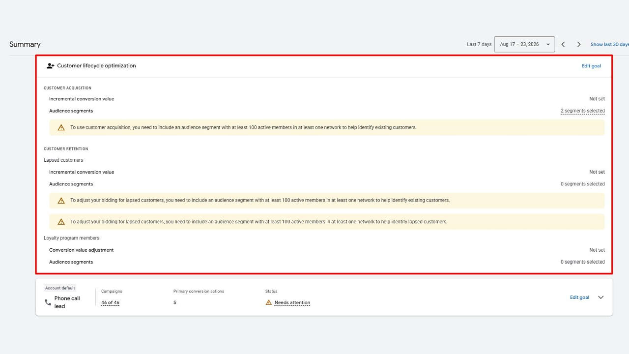 Customer Lifecycle Optimization Feature Live in Google Ads