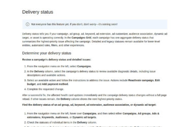 Microsoft Advertising Rolls Out Aggregate Campaign Delivery Status