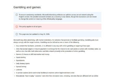 Microsoft Tightens Brazil Gambling Rules