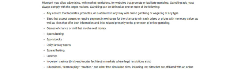 Microsoft Tightens Brazil Gambling Rules