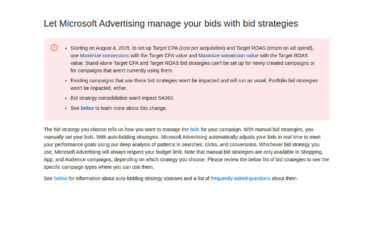 Microsoft Opens Max CPC to Portfolio Bid Strategies