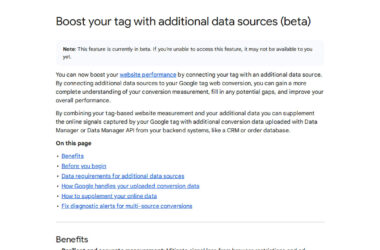 Offline Uploads Can Now Fill Missing User Data in Tag Conversions
