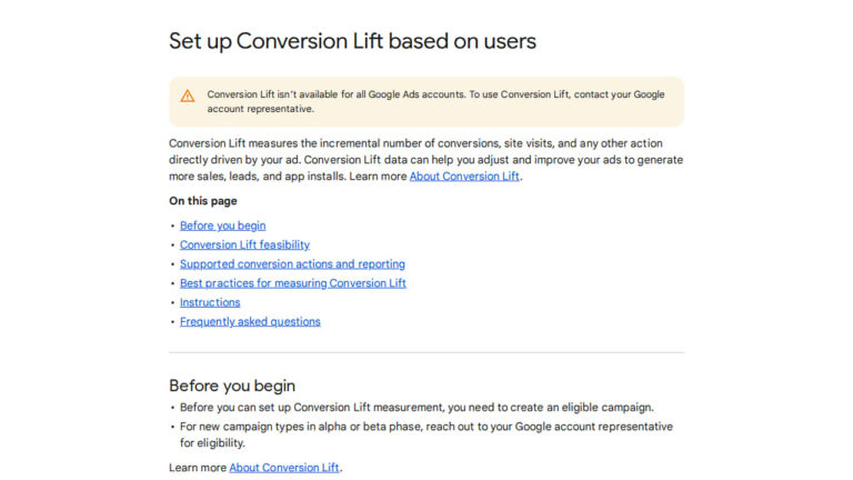 Conversion Lift Opens to Search and PMax With 1,000-Conversion Minimum