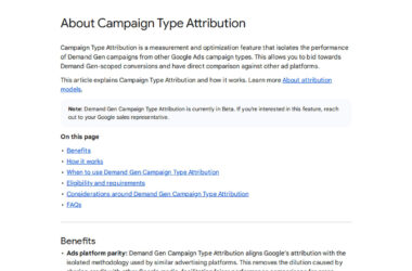 Demand Gen Gets Campaign Type Attribution in Beta
