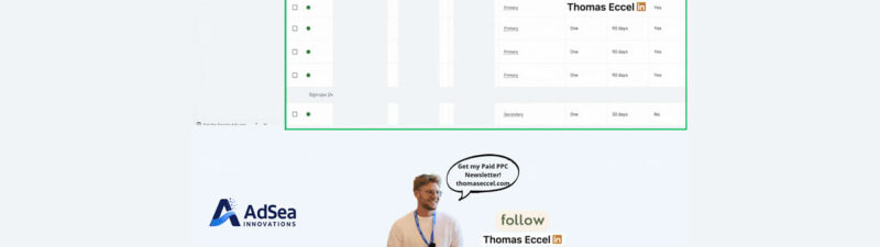 A graphic showing a Google Ads interface update where “All conversions” is now a submenu, with text explaining that users no longer need to click “View all conversion actions.”