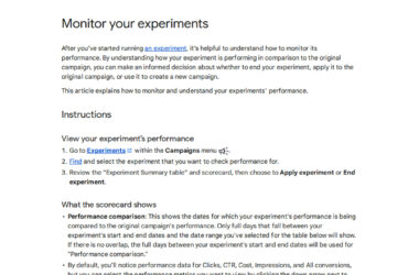Google Ads Experiments Get AI-Powered Insights