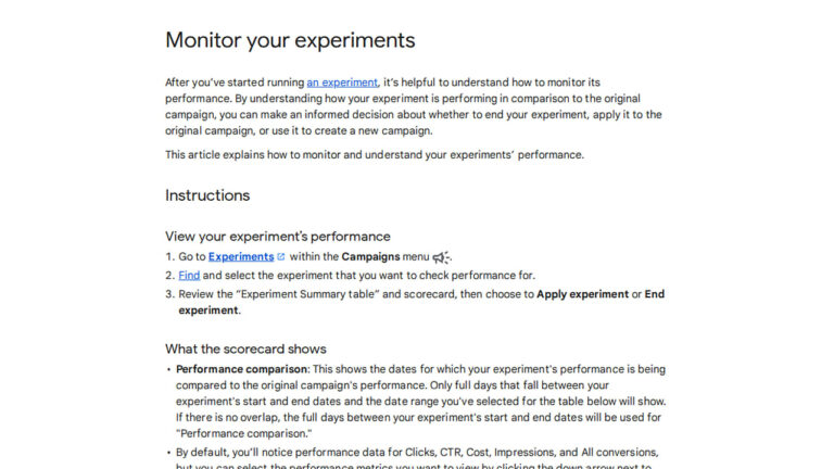 Google Ads Experiments Get AI-Powered Insights