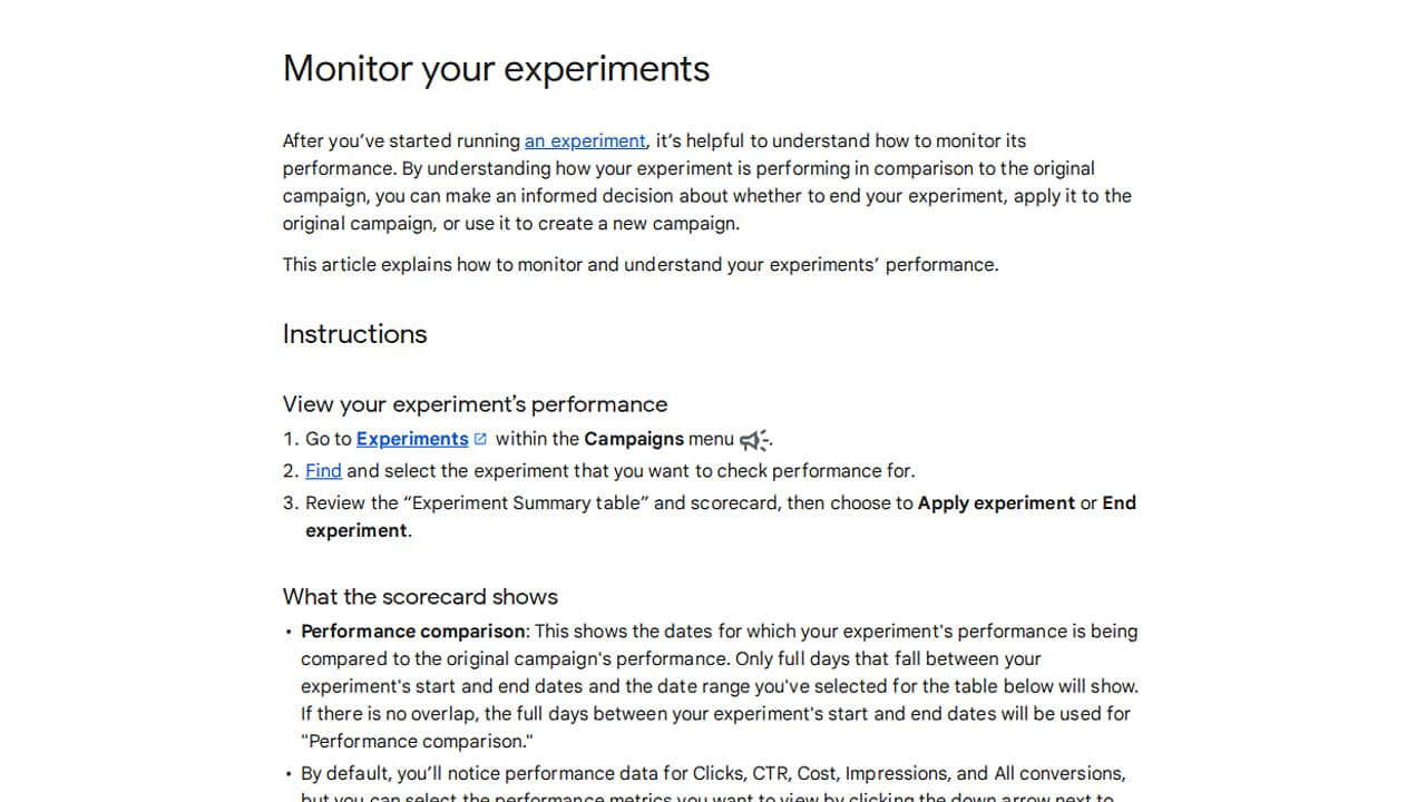 Google Ads Experiments Get AI-Powered Insights