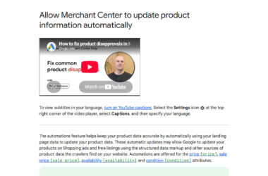 Google Warns Fast Changing Products May Be Disapproved