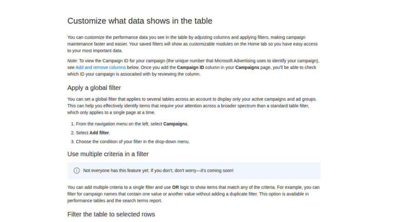 Microsoft Adds OR Filters and Custom Columns in Trend Charts
