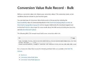 Microsoft Ads API Adds Conversion Value Rules and AI Text Tone Options