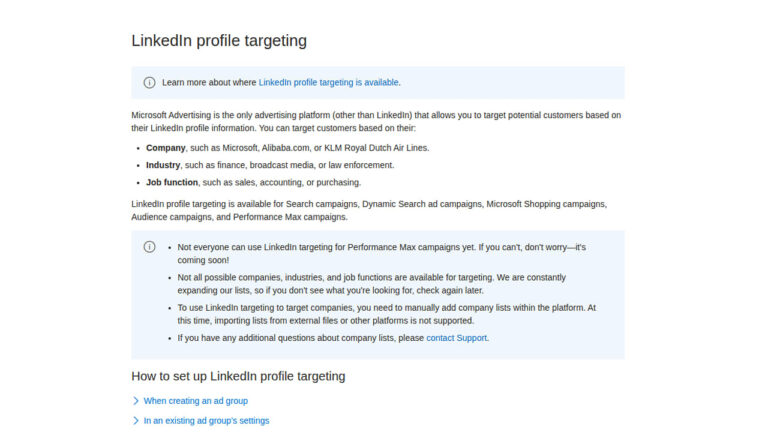 Microsoft Enables Target and Bid for LinkedIn Audiences