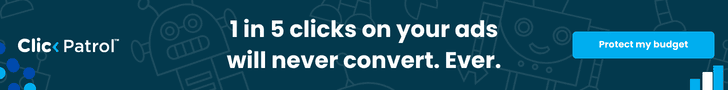 ClickPatrol — 1 in 5 clicks on your ads will never convert. Ever.